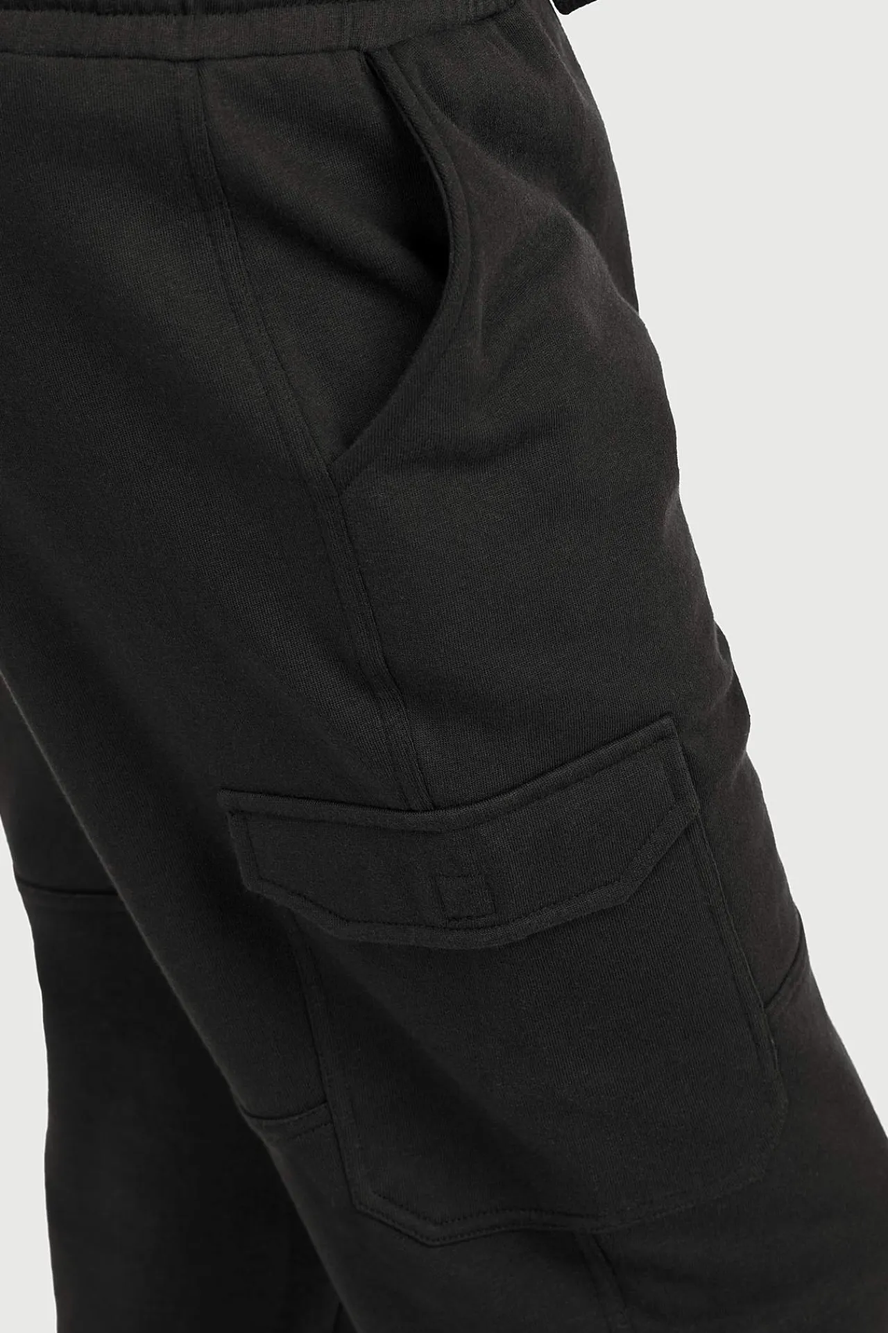 Shorts-Cellbes of Sweden Lange sweatshirt-shorts med cargolommer Sort