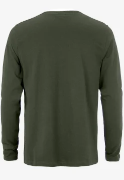 T-Shirts|Trøjer-Cellbes of Sweden Langærmet t-shirt Mørkegrøn