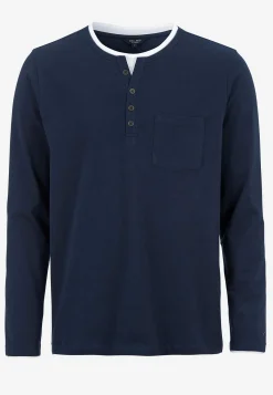 T-Shirts|Trøjer- Langærmet t-shirt Marine