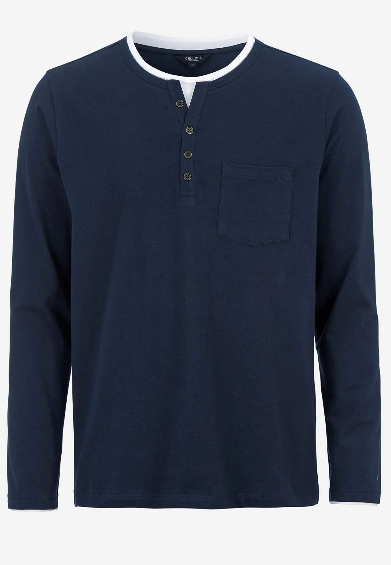 T-Shirts|Trøjer- Langærmet t-shirt Marine