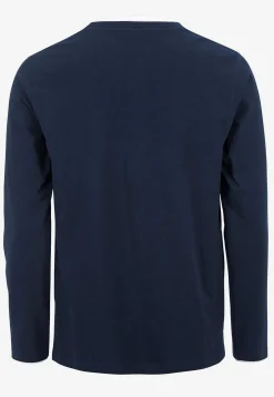 T-Shirts|Trøjer- Langærmet t-shirt Marine