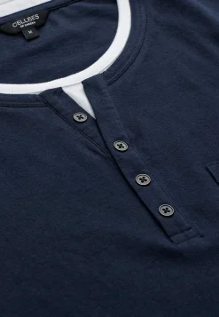 T-Shirts|Trøjer- Langærmet t-shirt Marine