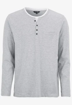 T-Shirts|Trøjer-Cellbes of Sweden Langærmet t-shirt Gråmeleret