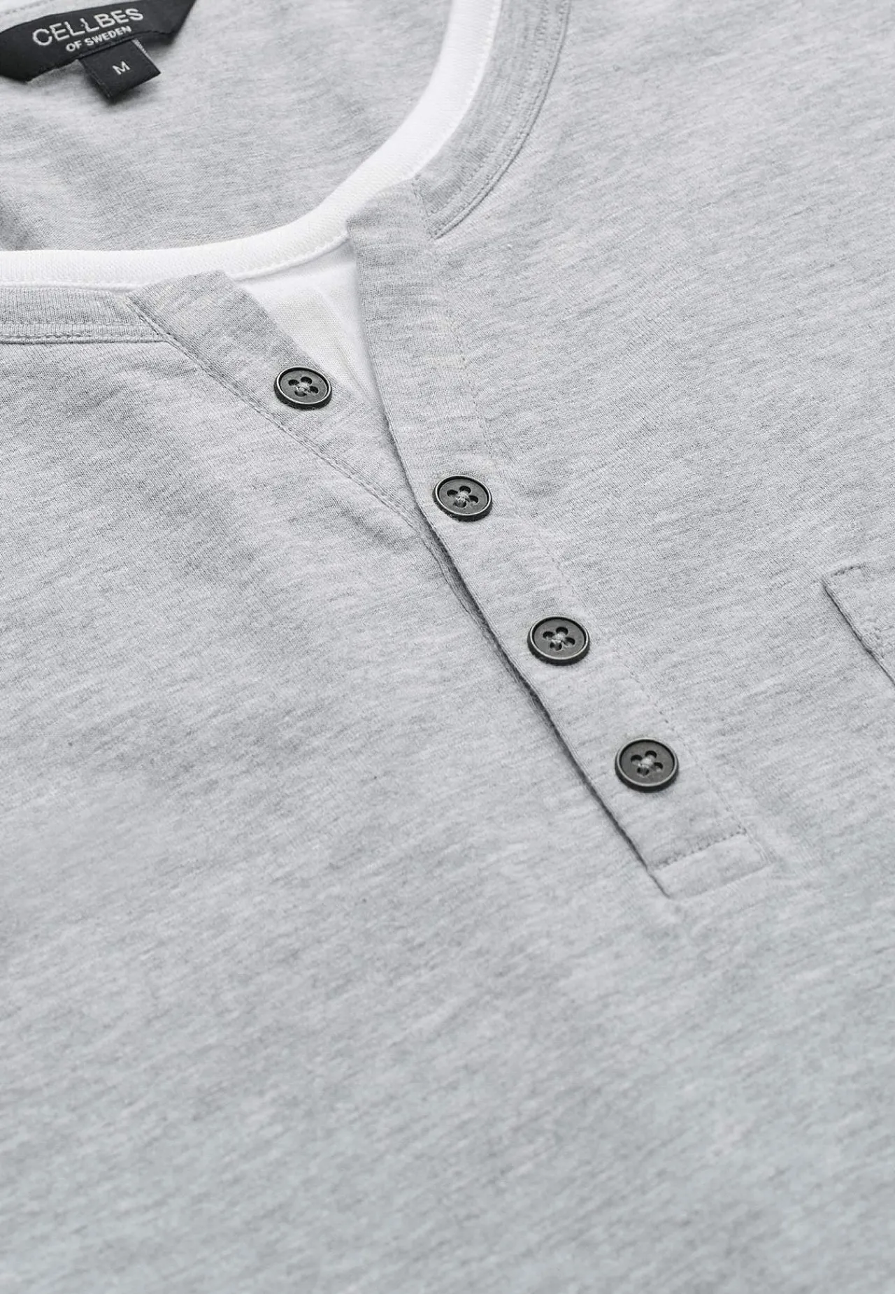 T-Shirts|Trøjer-Cellbes of Sweden Langærmet t-shirt Gråmeleret