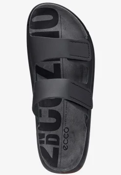 Lædersko|Sandaler-Ecco Lædersandal Cozmo Sort