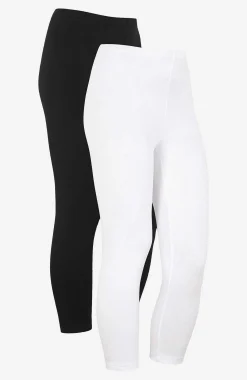 Caprileggings|Flerpak Leggings-Cellbes of Sweden Leggings Frida 2-pack Hvid + Sort