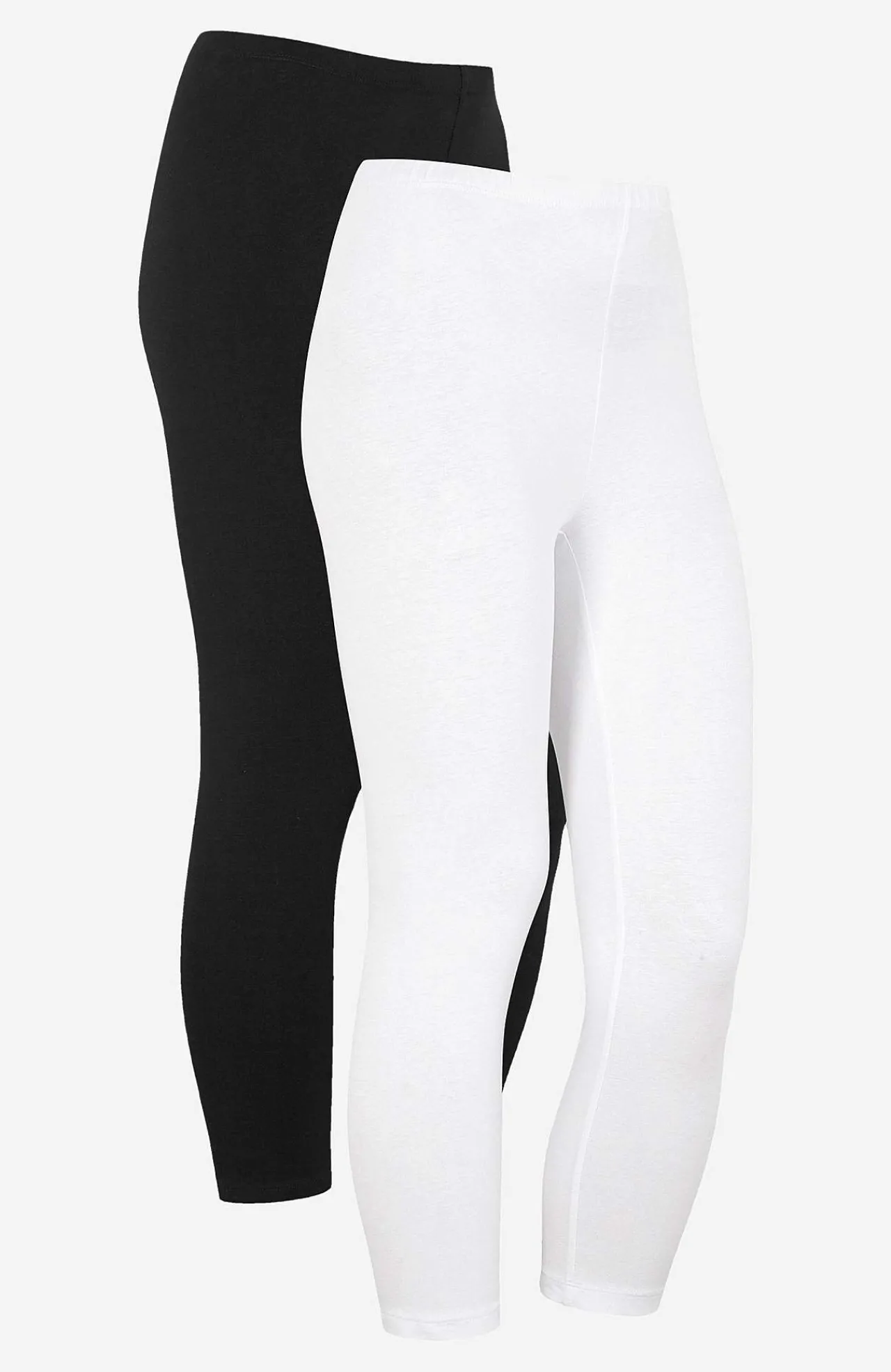 Caprileggings|Flerpak Leggings-Cellbes of Sweden Leggings Frida 2-pack Hvid + Sort