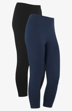 Caprileggings|Flerpak Leggings-Cellbes of Sweden Leggings Frida 2-pack Marine + Sort