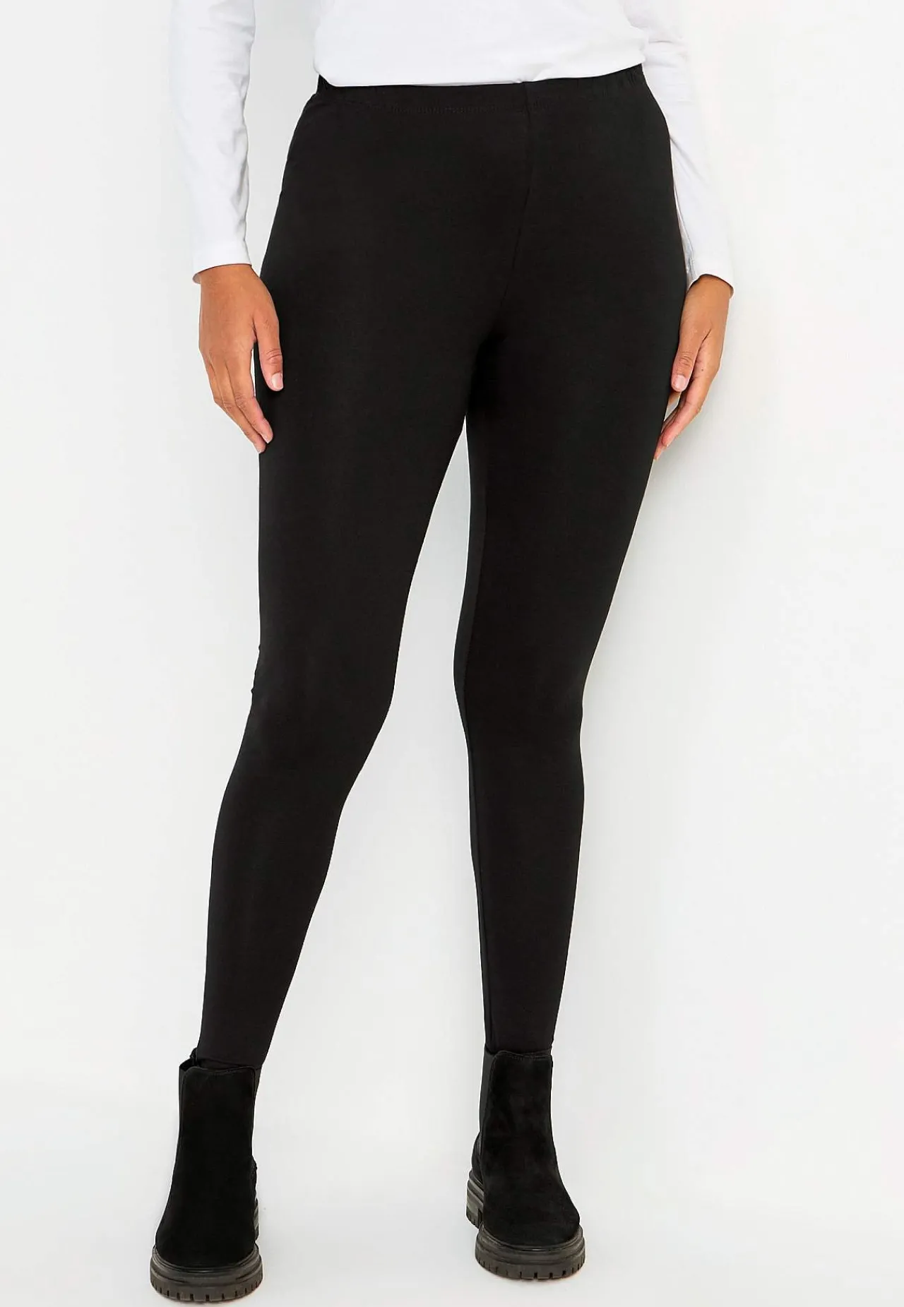 Bukser Og Leggings|Undertøj-Cellbes of Sweden Leggings i bomuld Fia Sort