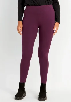 Flerpak Leggings|Flerpak Leggings-Cellbes of Sweden Leggings i bomuld Fia 2-pack Blomme + Sort