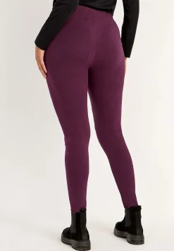 Flerpak Leggings|Flerpak Leggings-Cellbes of Sweden Leggings i bomuld Fia 2-pack Blomme + Sort
