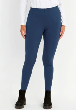 Flerpak Leggings|Flerpak Leggings- Leggings i bomuld Fia 2-pack Jeansblå + Sort