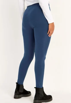 Flerpak Leggings|Flerpak Leggings- Leggings i bomuld Fia 2-pack Jeansblå + Sort