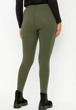 Flerpak Leggings|Flerpak Leggings-Cellbes of Sweden Leggings i bomuld Fia 2-pack Mørkegrøn + Sort