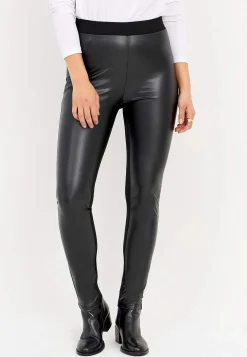 Leggings I Imiteret Skind|Skindbukser-Cellbes of Sweden Leggings med belagt frontsektion | Cellbes