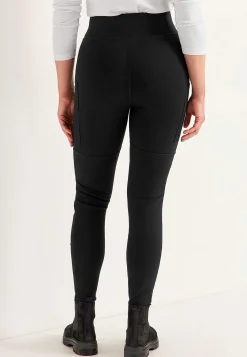 Fritidsbukser|Bukser- Leggings med sidelommer Sort