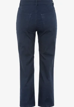 Ankelbukser|Lige Bukser- Lidt slankeree ankeljeans Marine