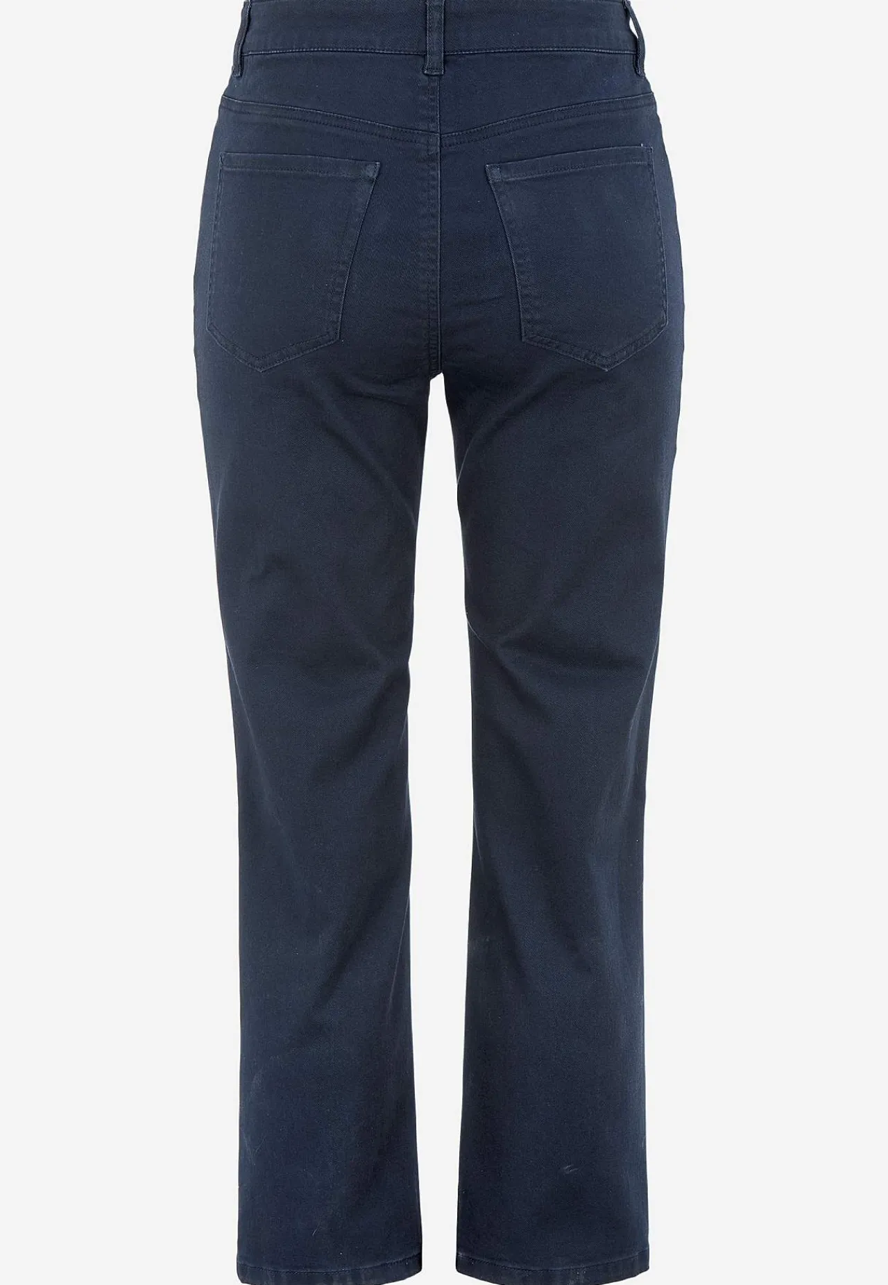 Ankelbukser|Lige Bukser- Lidt slankeree ankeljeans Marine