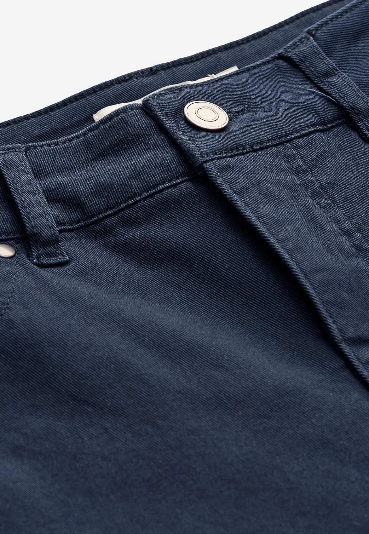 Ankelbukser|Lige Bukser- Lidt slankeree ankeljeans Marine