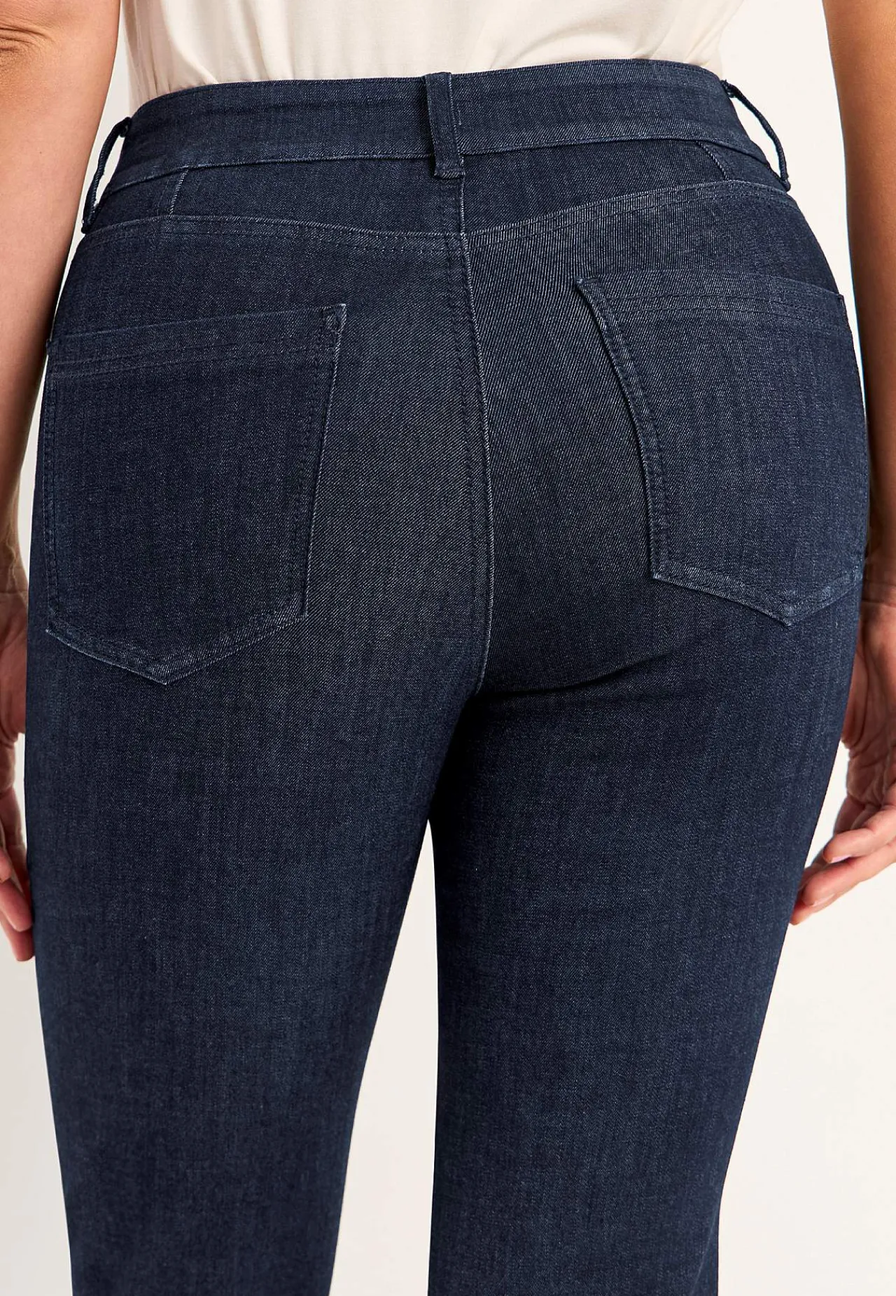 Lige Bukser|Høj Talje-Cellbes of Sweden Lige jeans i denim med superstræk Sara | Cellbes