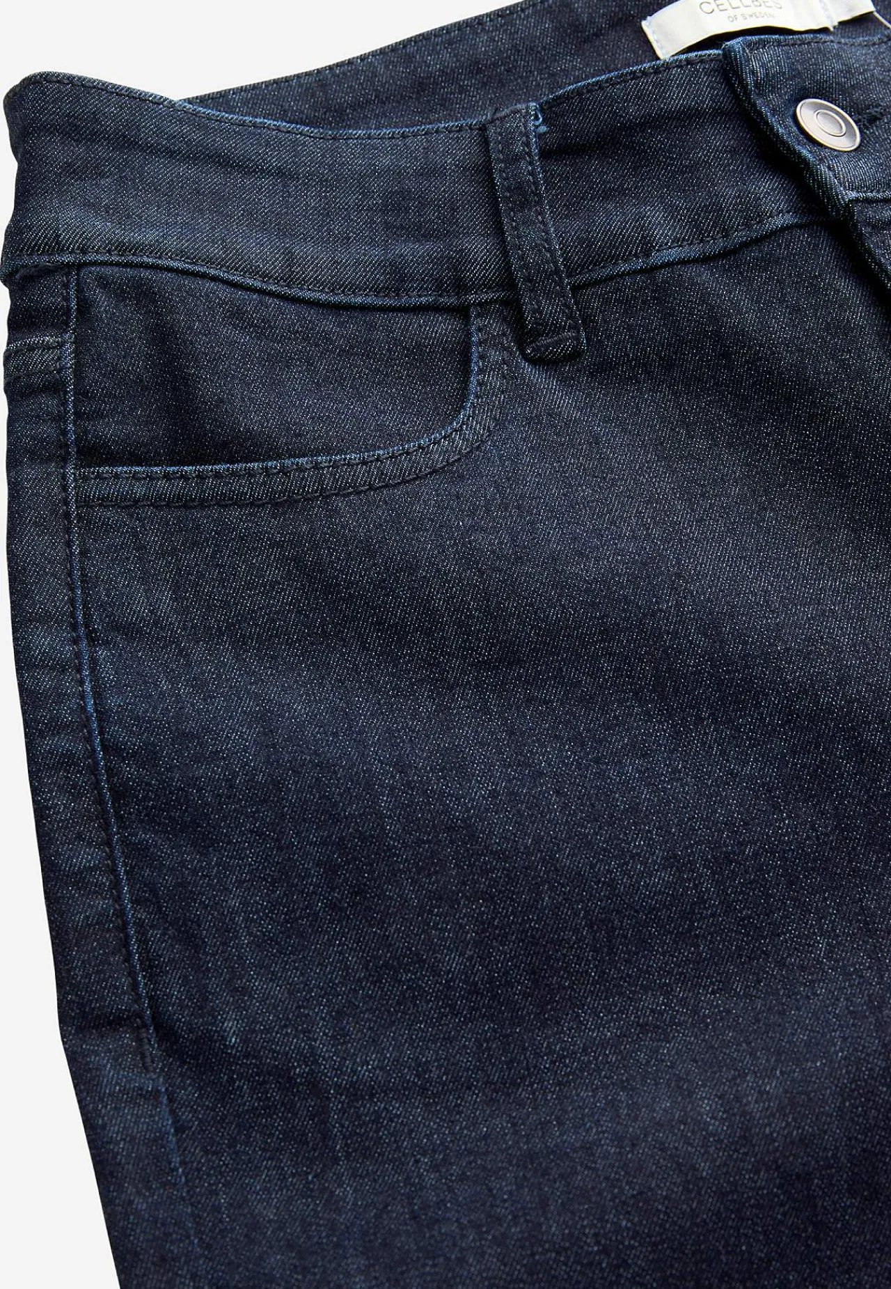 Lige Bukser|Høj Talje-Cellbes of Sweden Lige jeans i denim med superstræk Sara | Cellbes