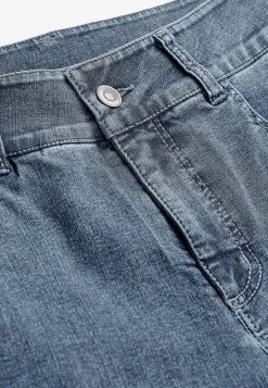 Lige Bukser|Høj Talje-Cellbes of Sweden Lige jeans i denim med superstræk Sara Mellemblå / Denim