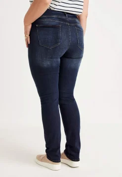 Høj Talje|Flere Længder-Cellbes of Sweden Lige jeans med høj talje Blå denim