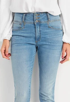 Høj Talje|Flere Længder- Lige jeans med høj talje | Cellbes