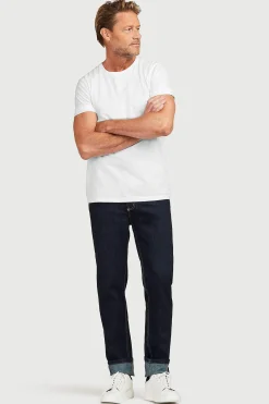 Regular Fit- Lige jeans med stræk Blå