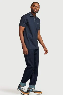 Regular Fit- Lige jeans med stræk Blå