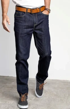 Regular Fit- Lige jeans med stræk Blå