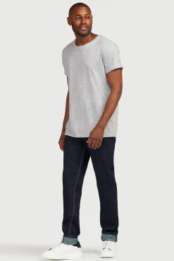 Regular Fit- Lige jeans med stræk Blå