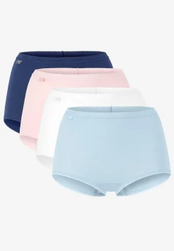 Undertøj|Flerpak Undertøj-Sloggi Maxitrusse Basic+ 4-pack Blå / Blandede farver