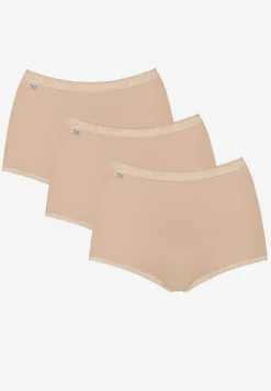 Undertøj|Flerpak Undertøj-Sloggi Maxitrusse Basic+ 3-pack Beige