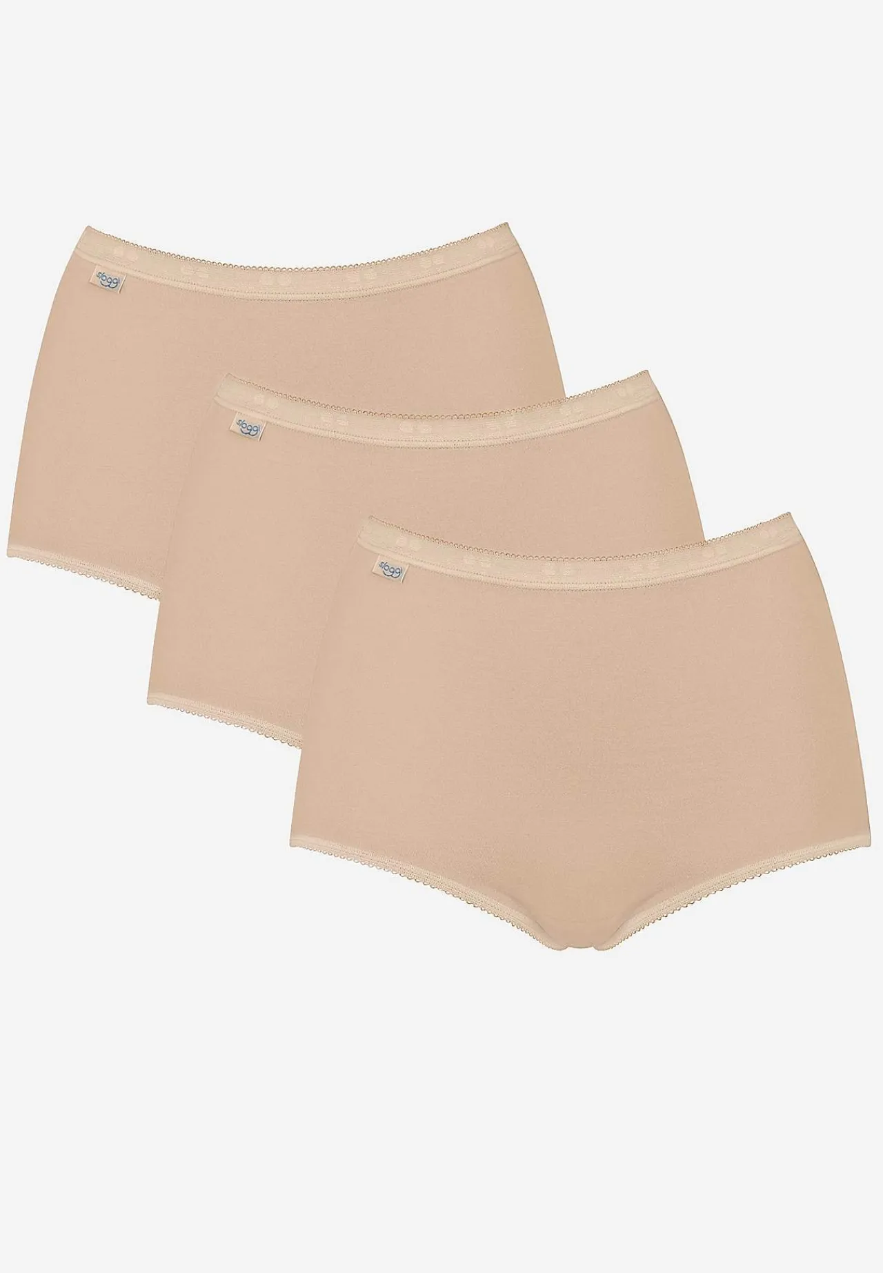 Undertøj|Flerpak Undertøj-Sloggi Maxitrusse Basic+ 3-pack Beige