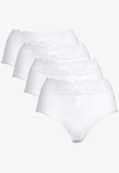 Undertøj|Flerpak Undertøj-Cellbes of Sweden Miditrusse i bomuld 4-pack Hvid