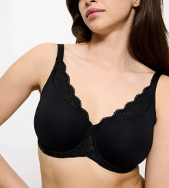 Undertøj|Bh-Triumph Minimizer-BH med bøjle Amourette Sort