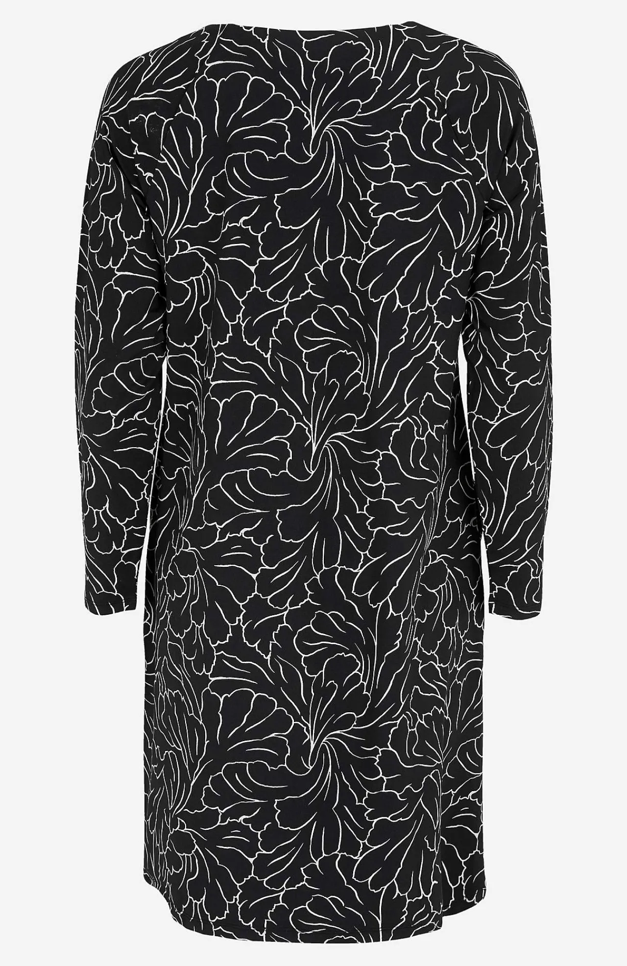 Korte Kjoler-Cellbes of Sweden Mønstret jerseykjole med lommer Sort / Beige / Mønstret