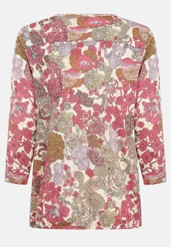Toppe-Soyaconcept Mønstret jerseytop Rosa / Mønstret