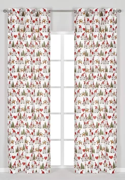 Gardinlængder|Kovserringlængder-Redlunds Mønstret julegardin 2-pack | Cellbes