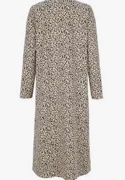 Undertøj|Nat- Og Hyggetøj-Cellbes of Sweden Mønstret, lang natkjole Beige / Leopard