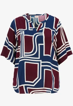 Toppe|Bluser- Mønstret viskosebluse | Cellbes