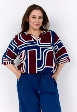 Toppe|Bluser- Mønstret viskosebluse | Cellbes