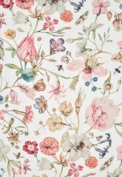 Gardinlængder|Multibåndslængder-Fondaco Multibåndslængde med et blomstermønster 2-pack Offwhite / Blomstret