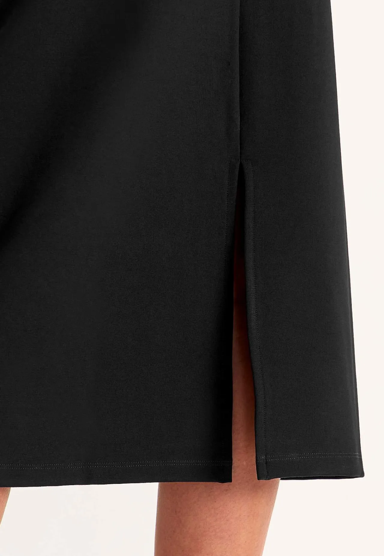 Nederdele|Premium- Nederdel Premium i Punto di Roma jersey Mona Sort