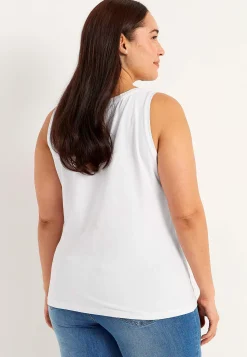 Tanktoppe|Toppe Og Tanktoppe-Cellbes of Sweden Negligé i blød, økologisk bomuld 2-pack Hvid + Sort