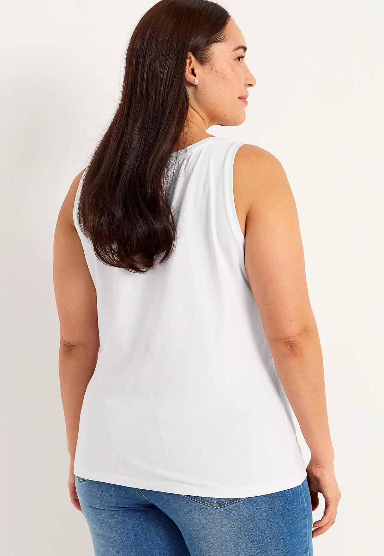 Tanktoppe|Toppe Og Tanktoppe-Cellbes of Sweden Negligé i blød, økologisk bomuld 2-pack Hvid + Sort