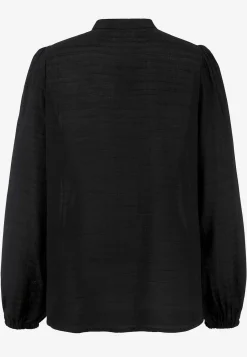 Bluser-Freequent Næsten gennemsigtig bluse med broderi | Cellbes