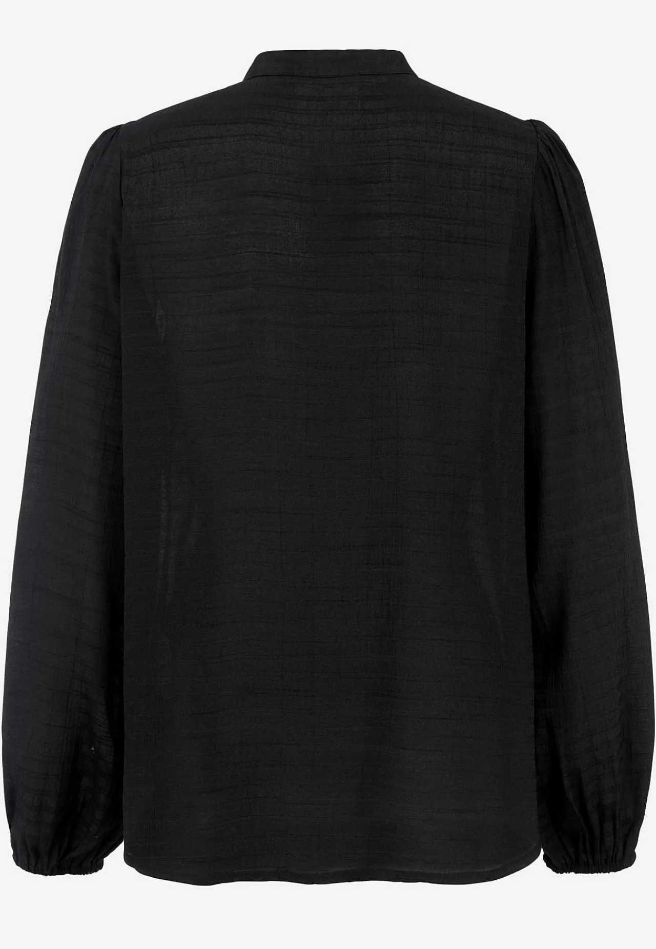Bluser-Freequent Næsten gennemsigtig bluse med broderi | Cellbes