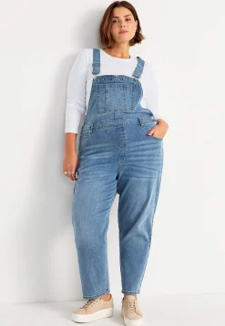Straight Fit|Stretch Jeans-Cellbes of Sweden Overalls i denim Aliana Lyseblå / Denim